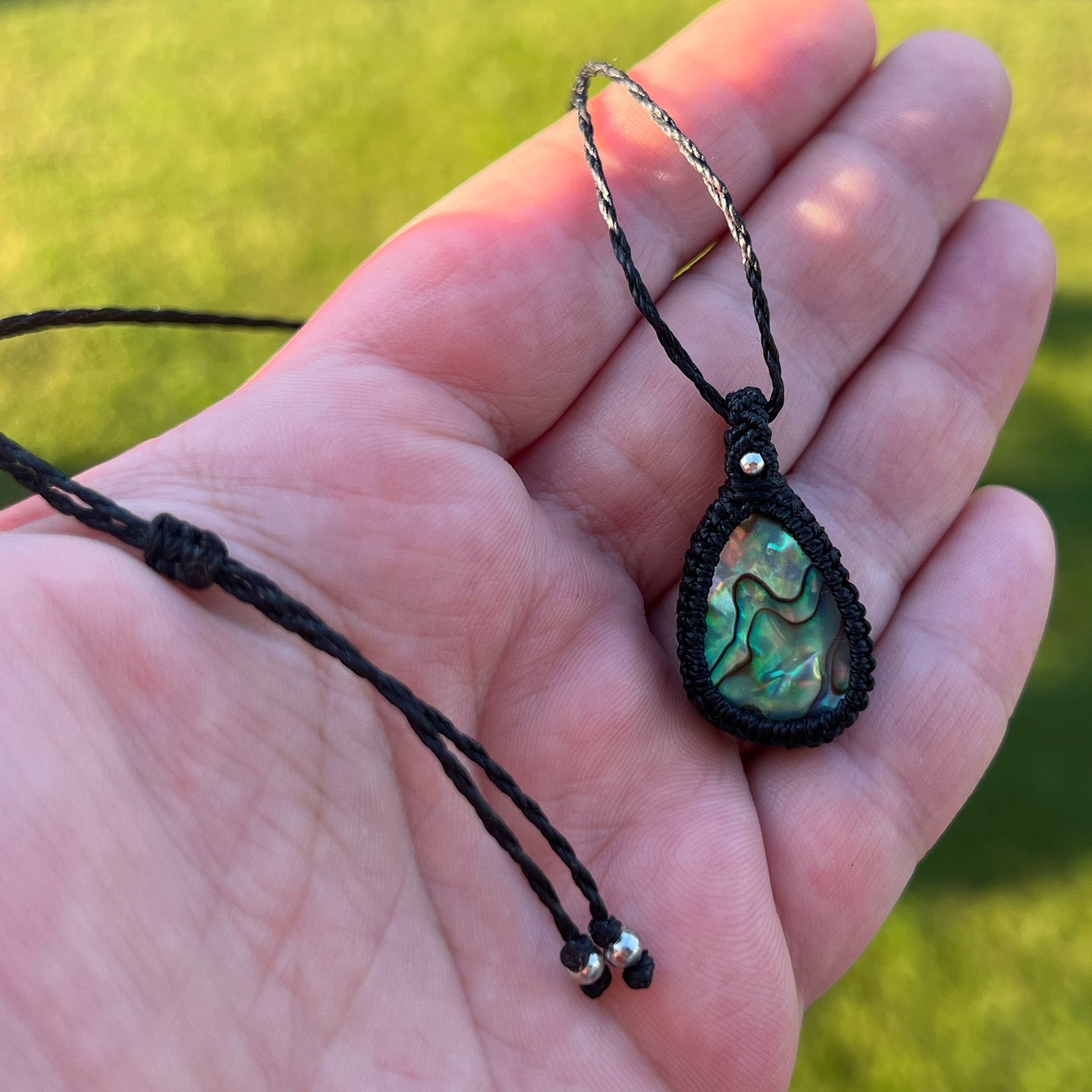 Abalone Kette PURE HARMONY klein Milu Arts and Macrame