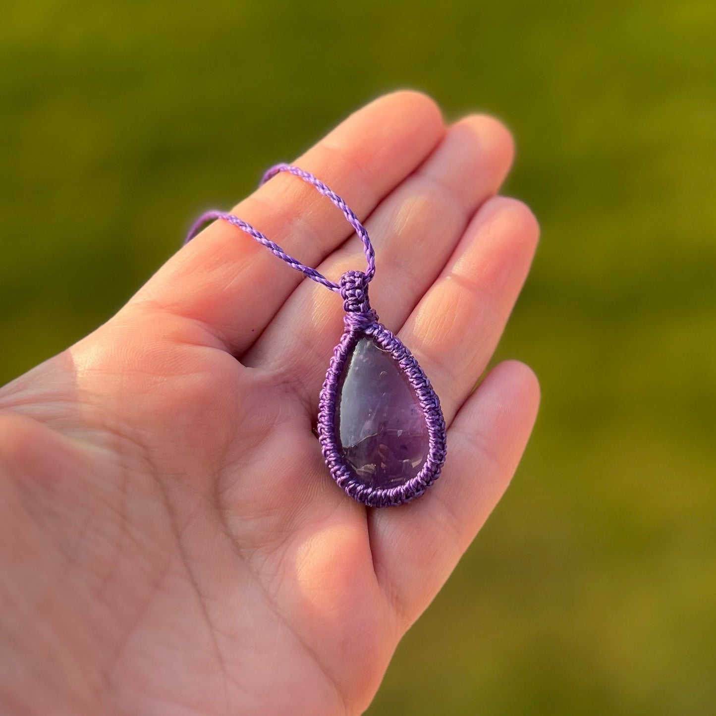 Ametrin Kette SIMPLICITY Milu Arts and Macrame