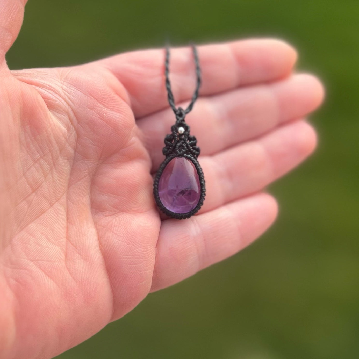 Ametrin Kette MIRACLE BLISS Milu Arts and Macrame