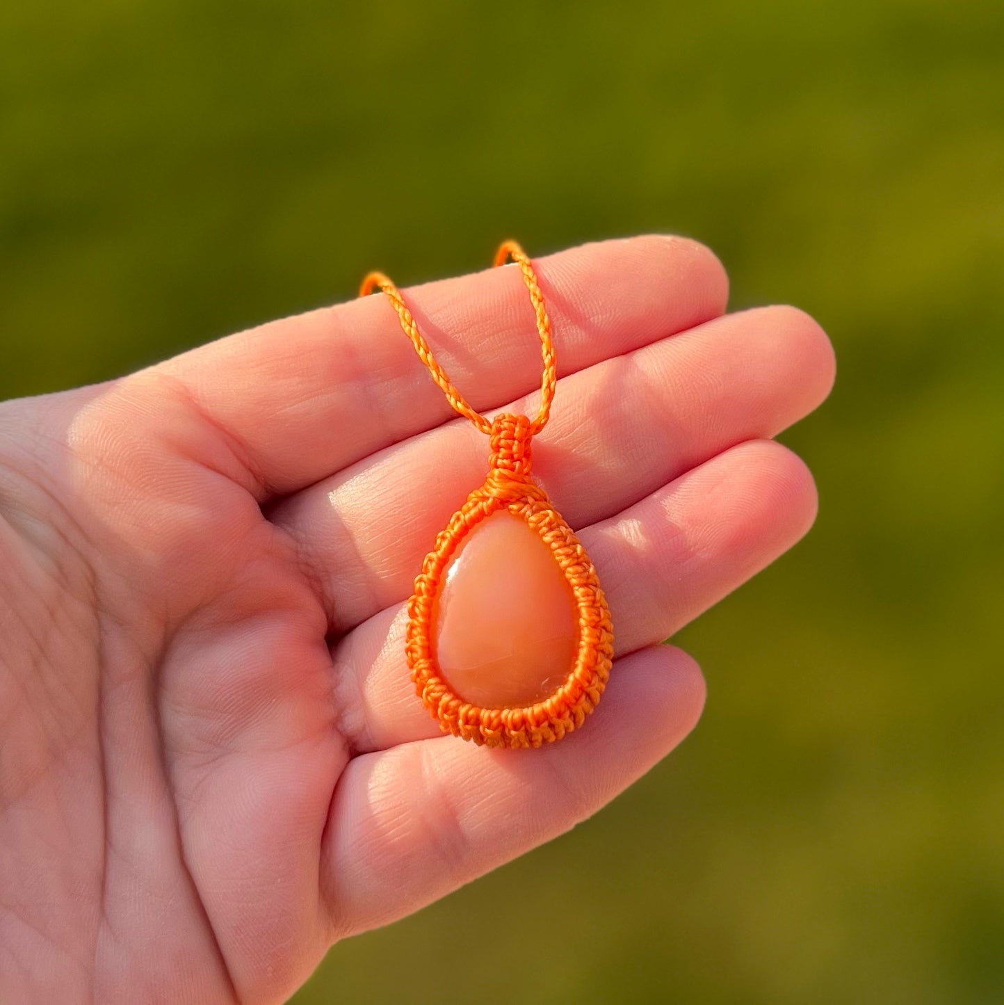 Karneol Kette SIMPLICITY Milu Arts and Macrame