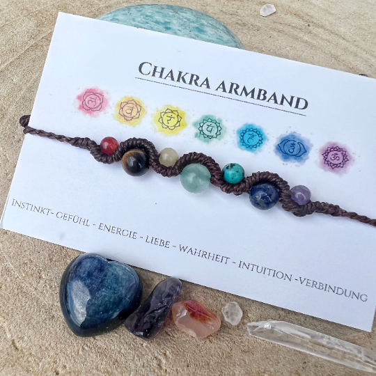 Chakra Armband im Wellendesign