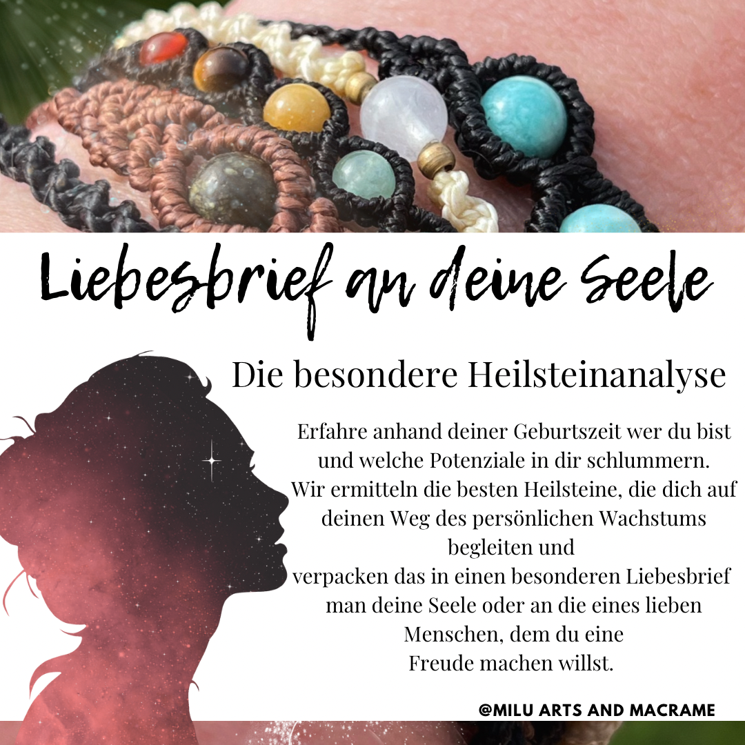 Liebesbrief an deine Seele Milu Arts and Macrame