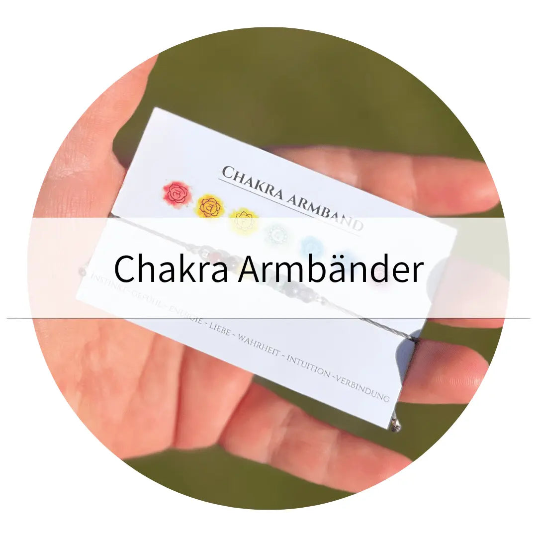 Chakra Armbänder mit echten Steinen