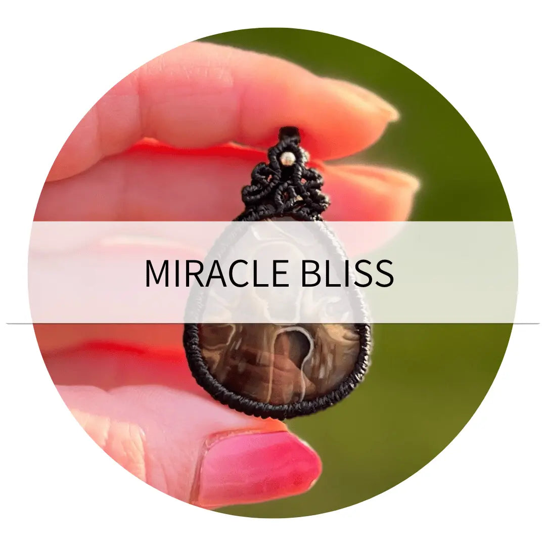 Makramee Schmuck mit Edelsteinen MIRACLE BLISS Kollektion