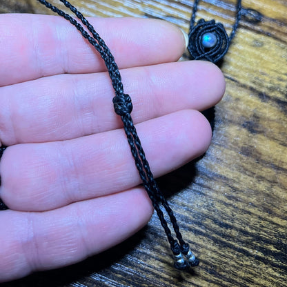 Labradorit Kette mystisch Milu Arts and Macrame