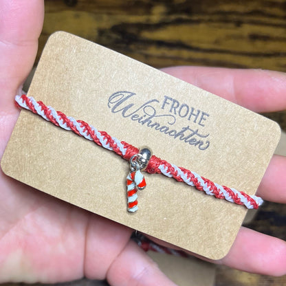 Makramee Armband Weihnachten Milu Arts and Macrame