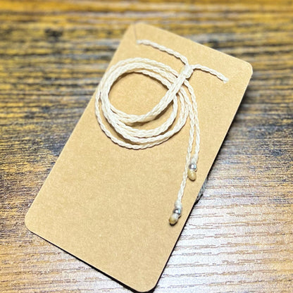 Labradorit Kette Creme Milu Arts and Macrame