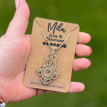 Citrin Kette Milu Arts and Macrame