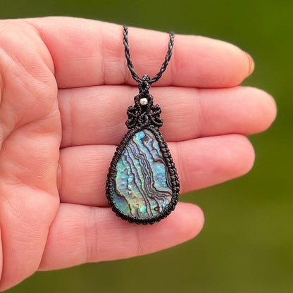 Abalone Kette MIRACLE BLISS Milu Arts and Macrame