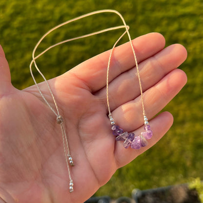 Amethyst Kette Milu Arts and Macrame