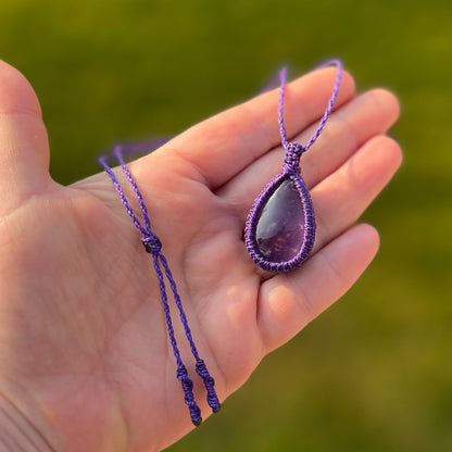 Ametrin Kette SIMPLICITY Milu Arts and Macrame