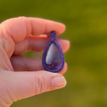 Ametrin Kette SIMPLICITY Milu Arts and Macrame