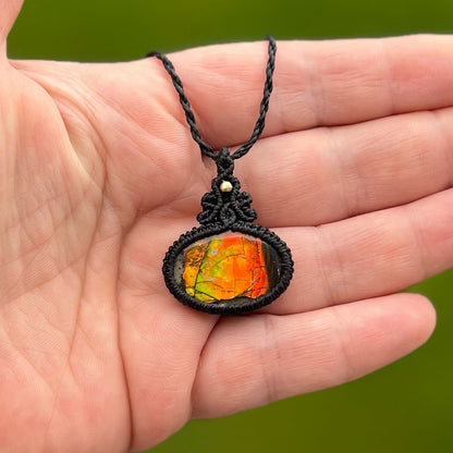 Ammolit Kette MIRACLE BLISS Milu Arts and Macrame