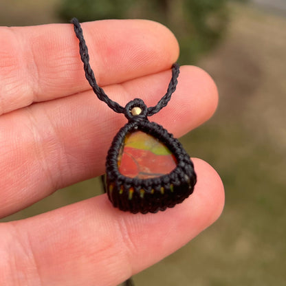 Ammolit Kette Milu Arts and Macrame