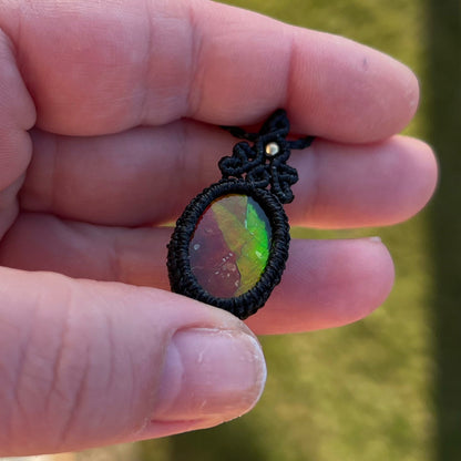 Ammolit Kette MIRACLE BLISS Milu Arts and Macrame