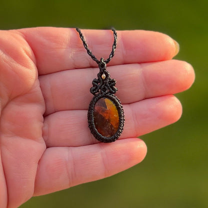 Ammolit Kette MIRACLE BLISS Milu Arts and Macrame