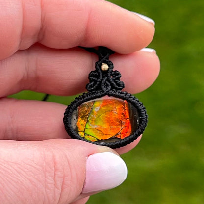 Ammolit Kette MIRACLE BLISS Milu Arts and Macrame