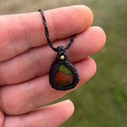 Ammolit Kette Milu Arts and Macrame