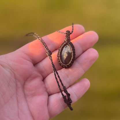 Apachengold Kette SIMPLICITY schwarz Milu Arts and Macrame