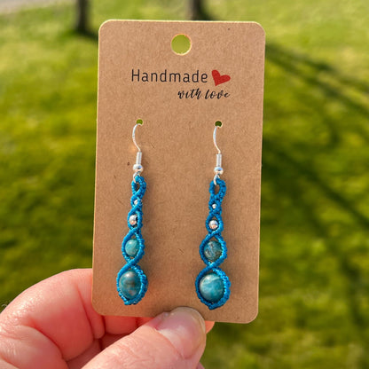 Apatit Ohrringe PURE HARMONY Milu Arts and Macrame