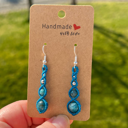 Apatit Ohrringe PURE HARMONY Milu Arts and Macrame