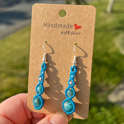 Apatit Ohrringe PURE HARMONY Milu Arts and Macrame