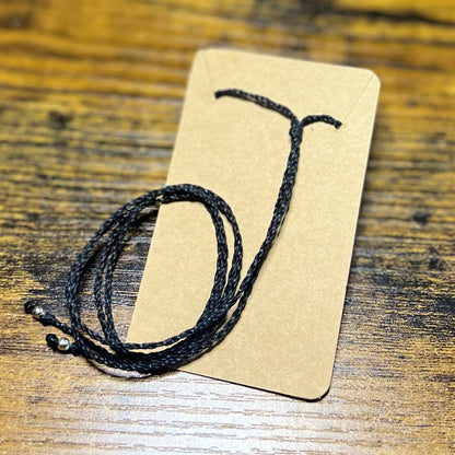 Schwarzer Turmalin Kette Milu Arts and Macrame