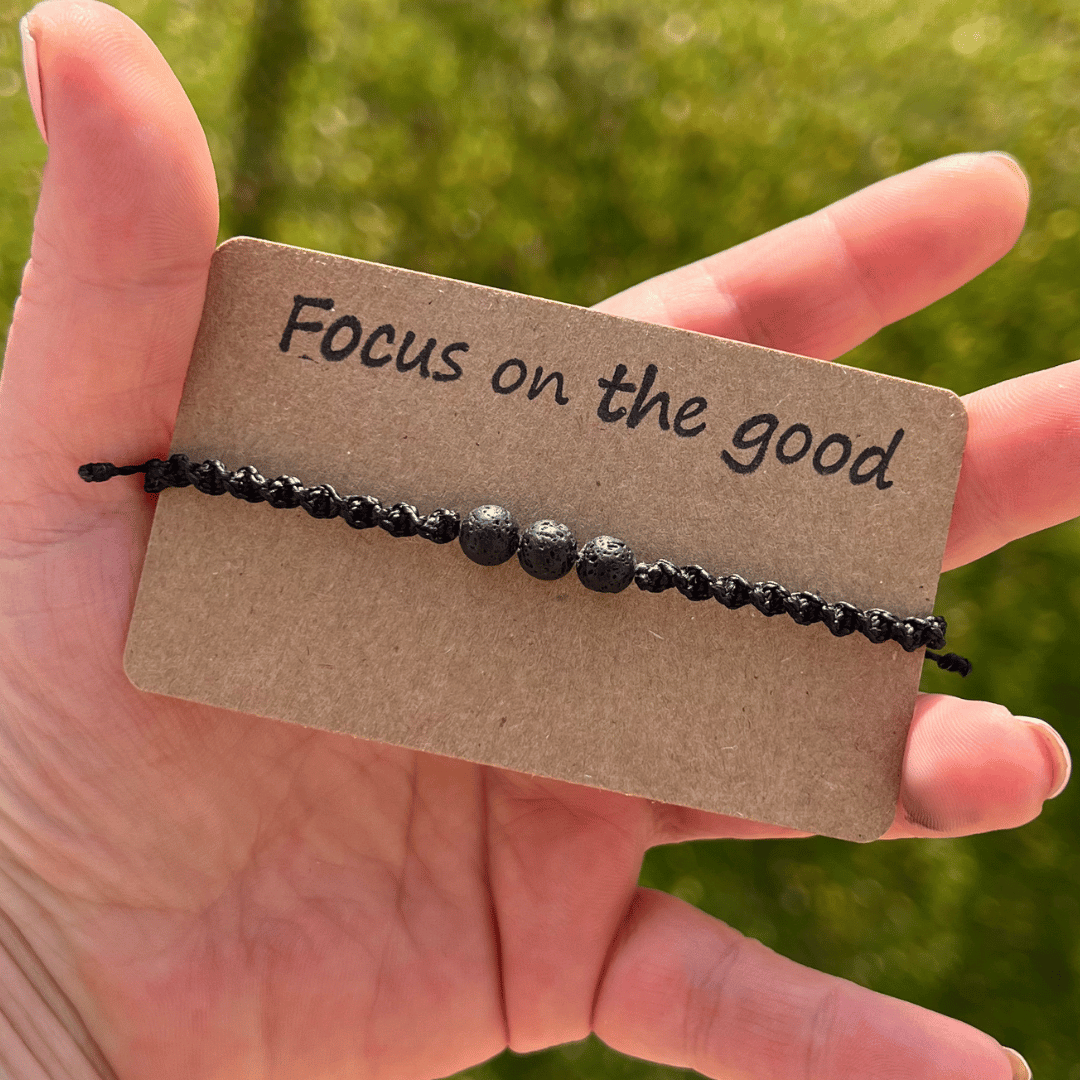 Diffuser Armband mit Lavastein Milu Arts and Macrame