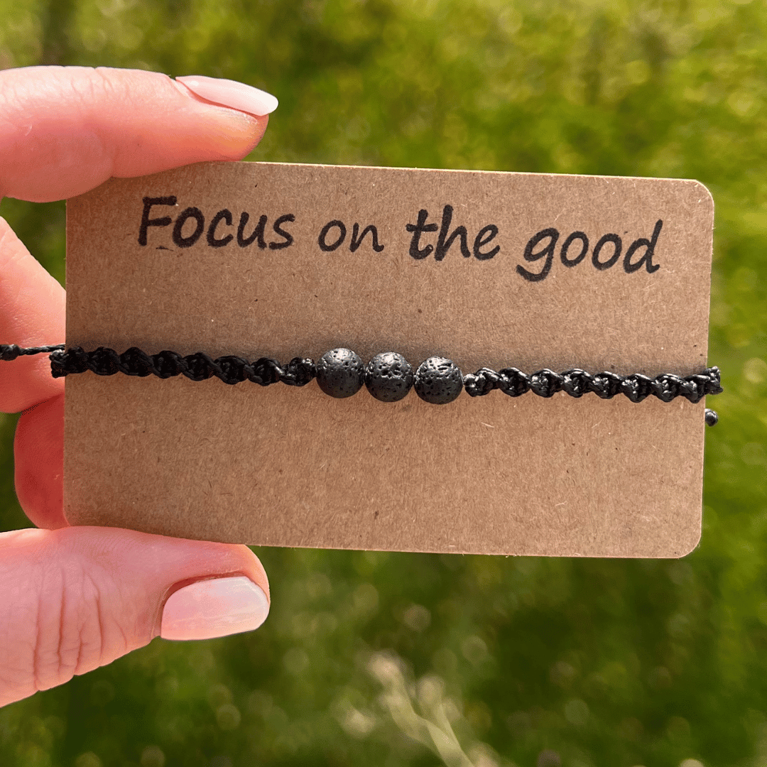 Diffuser Armband mit Lavastein Milu Arts and Macrame