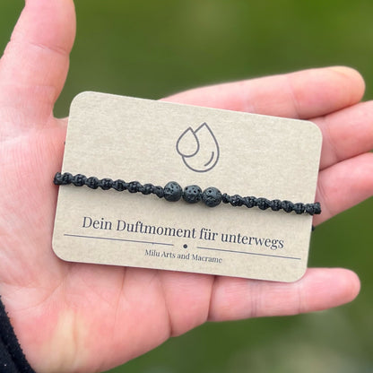Diffuser Armband mit Lavastein