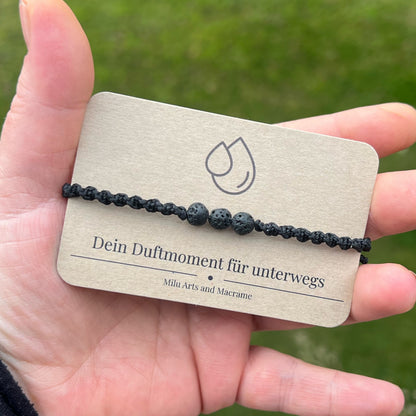 Diffuser Armband mit Lavastein