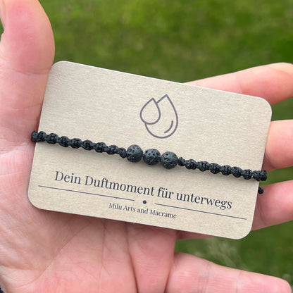 Diffuser Armband mit Lavastein