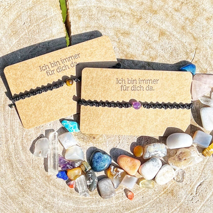 Armband mit Bedeutung - Freundschaftsgeschenk Milu Arts and Macrame