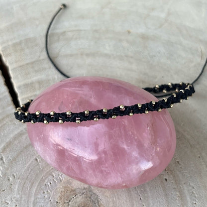 Makramee Fußkettchen WAVE Milu Arts and Macrame