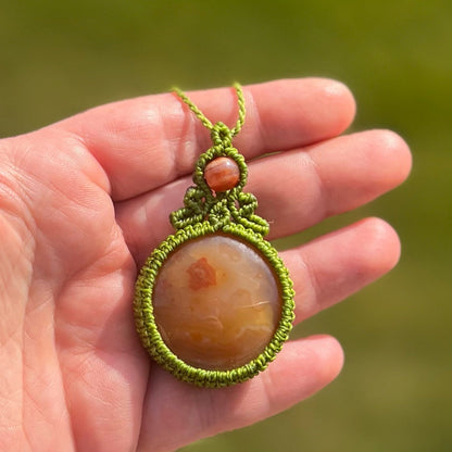 Karneol Kette MIRACLE BLISS Milu Arts and Macrame