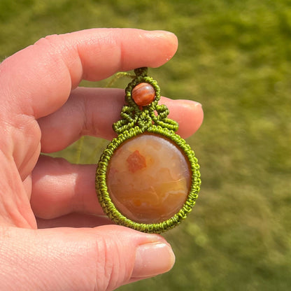 Karneol Kette MIRACLE BLISS Milu Arts and Macrame