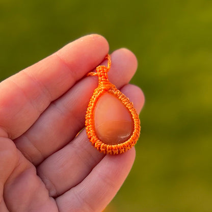 Karneol Kette SIMPLICITY Milu Arts and Macrame