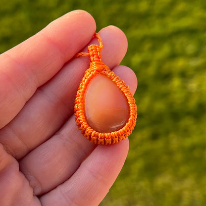 Karneol Kette SIMPLICITY Milu Arts and Macrame