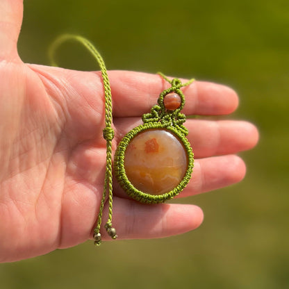 Karneol Kette MIRACLE BLISS Milu Arts and Macrame