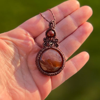 Karneol Kette MIRACLE BLISS Milu Arts and Macrame