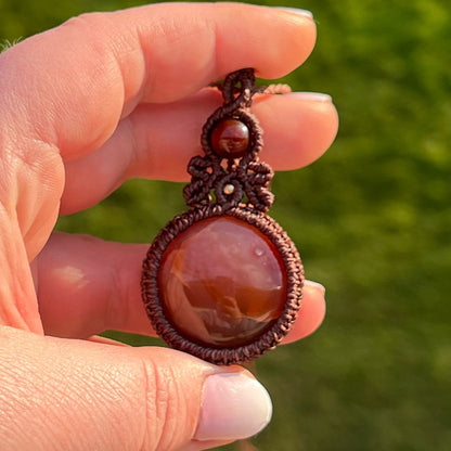 Karneol Kette MIRACLE BLISS Milu Arts and Macrame