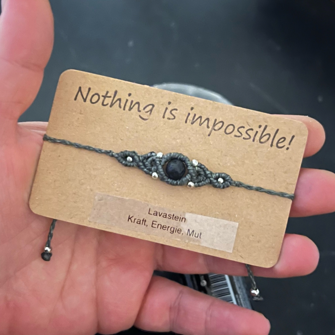 Duftarmband mit Lavastein PURE ESSENCE
