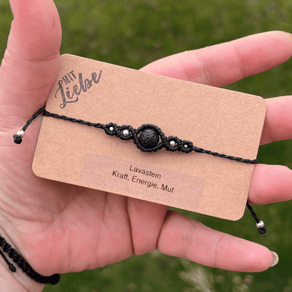 Lavastein Armband für ätherische Öle