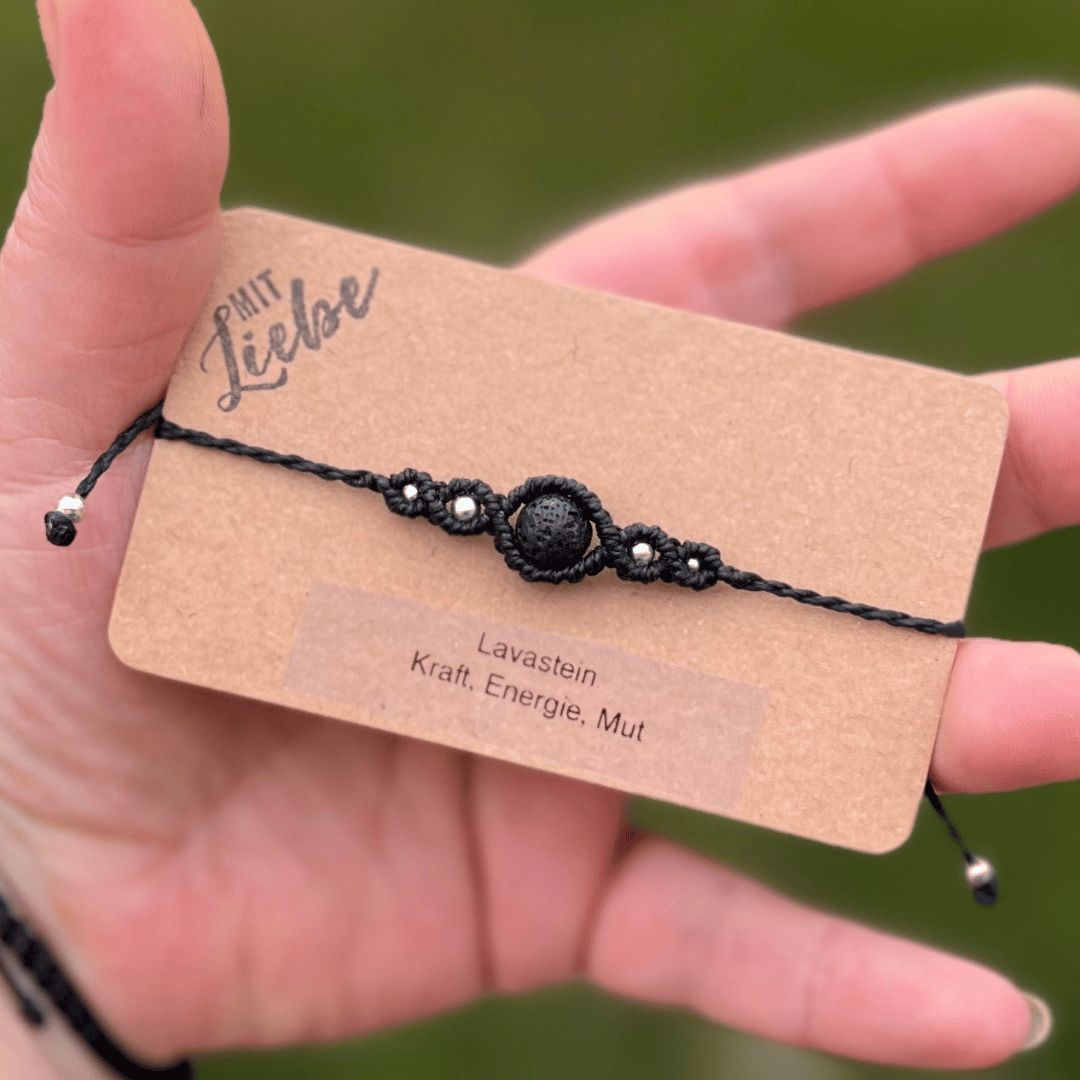 Lavastein Armband für ätherische Öle