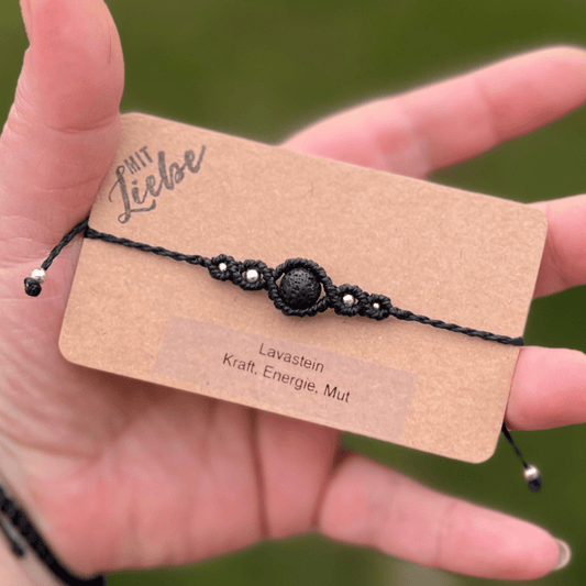 Lavastein Armband für ätherische Öle