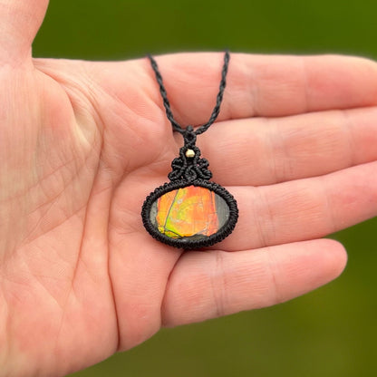 Ammolit Kette MIRACLE BLISS Milu Arts and Macrame