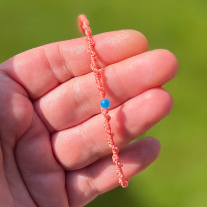 Apatit Fußkettchen TWISTER Milu Arts and Macrame