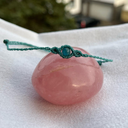 Apatit Fußkettchen PURE HARMONY Milu Arts and Macrame