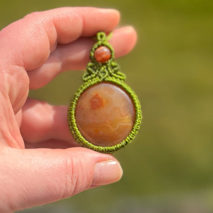 Karneol Kette MIRACLE BLISS Milu Arts and Macrame