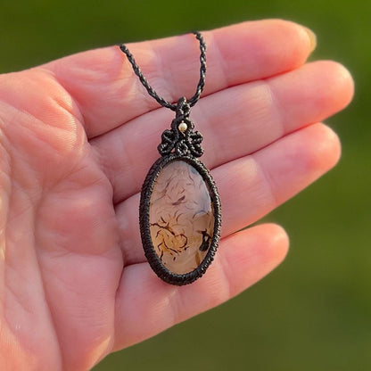 Montana Achat Kette MIRACLE BLISS Milu Arts and Macrame